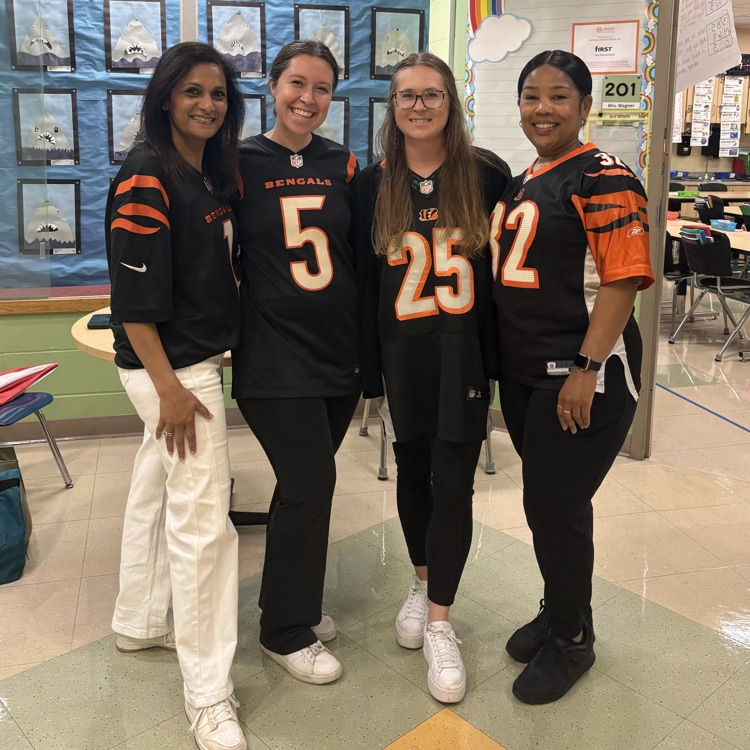 staff in bengals gear on sports day fall 2026