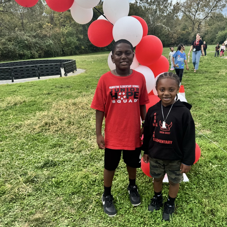 walkathon 2026 brothers at the balloon arch