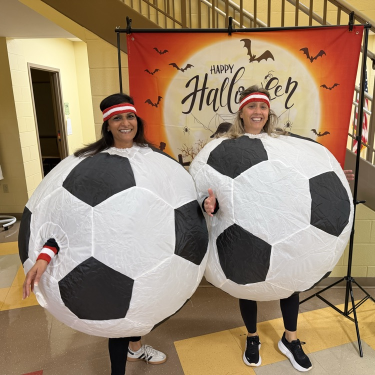 Halloween 2026 third grade team as soccer balls