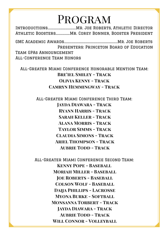Program for the Viking Awards