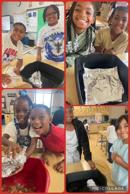 4th and 5th graders had to design and create a foil boat