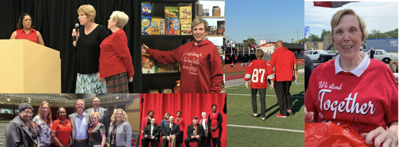 Susan Wyder at the Closet and various photos of her work at PCSD through the years.