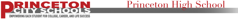 Princeton High School Letterhead