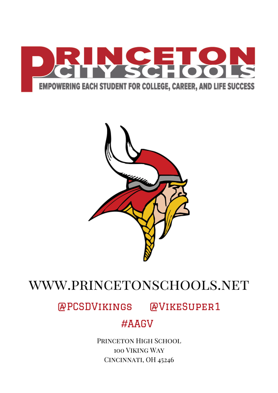 Back cover of program