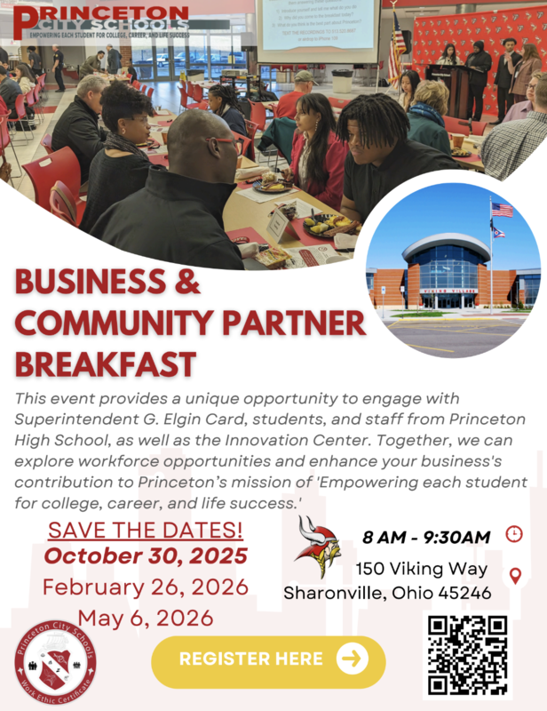 Business & Community Partner Breakfast Flyer