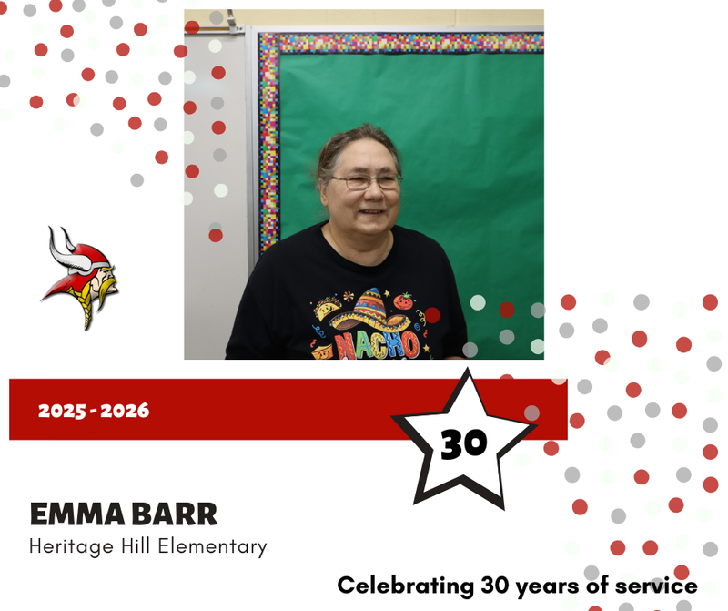 Heritage Hill Elementary Celebrating 155 collective years of service 2026