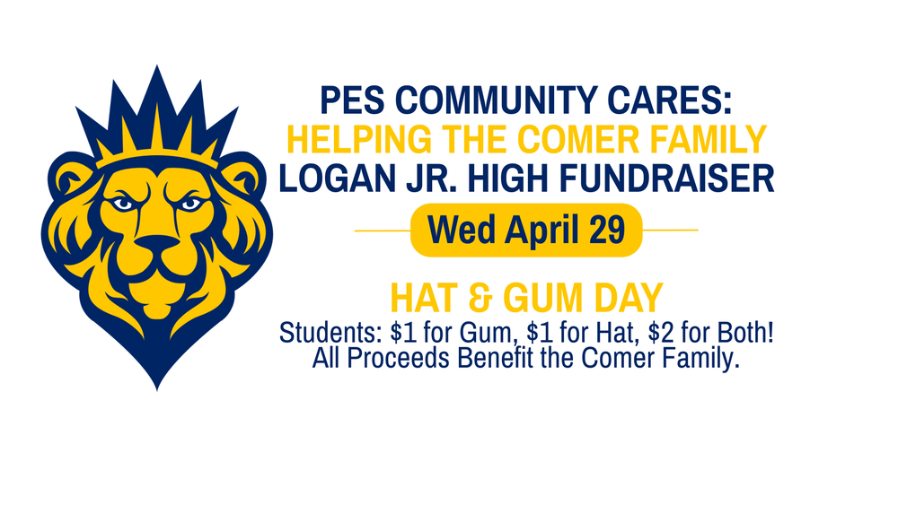 Logan Jr. High gum and hat day to help local family