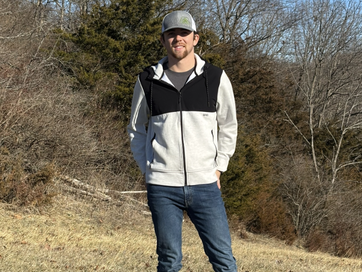 Photo showing Bennett Sierens outdoors