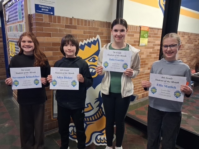 February Students of the Month