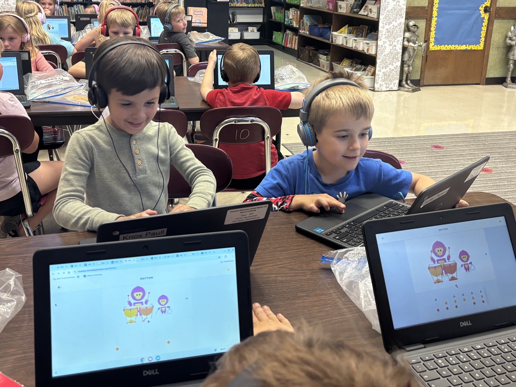 students in the library