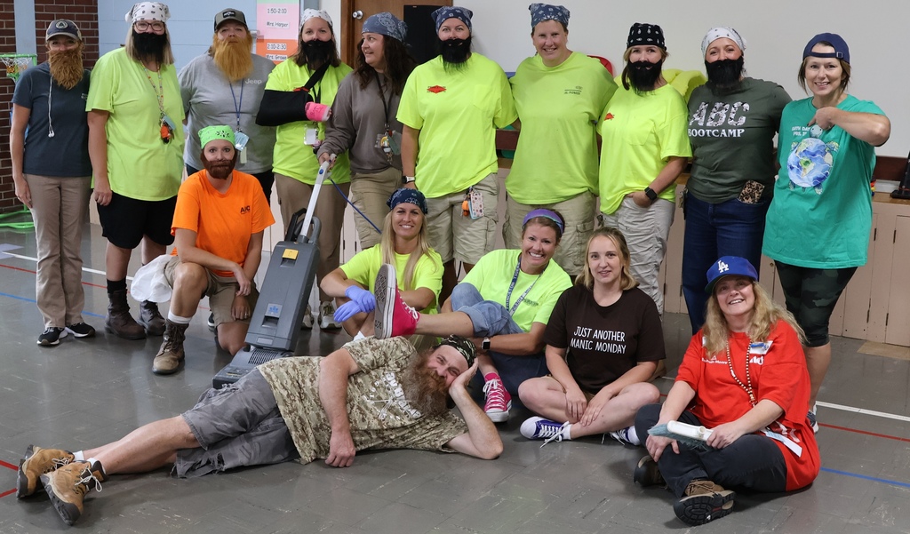Douglas Staff all dressed up as building custodian Bob Espel