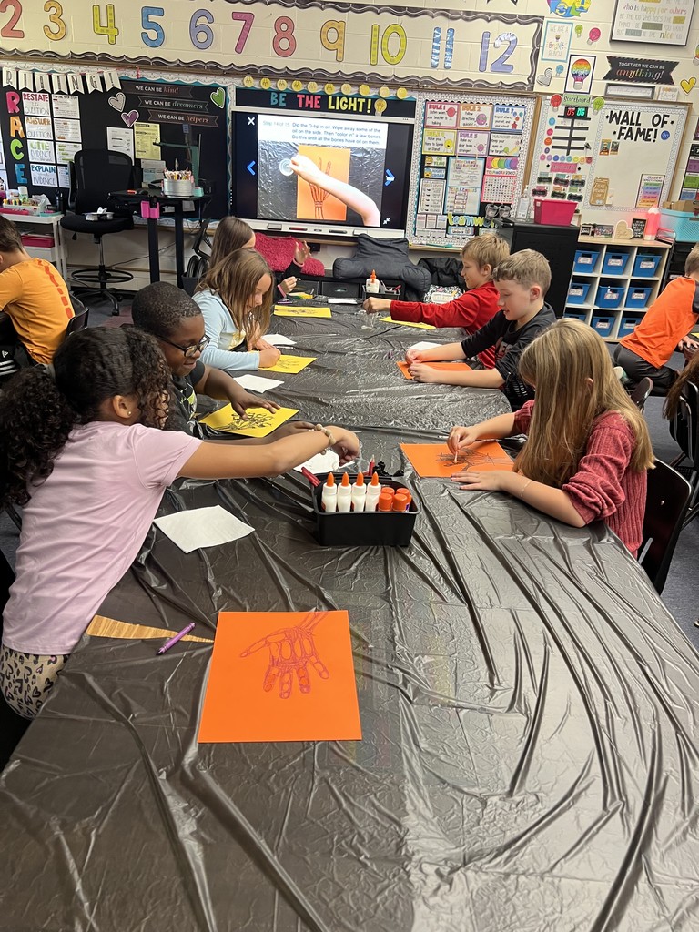 Third grade students participating in a Mystery Science project