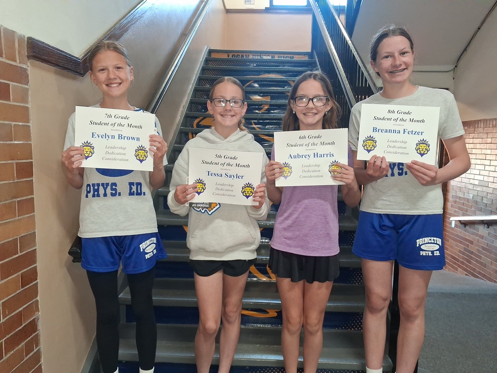 April Students of the Month