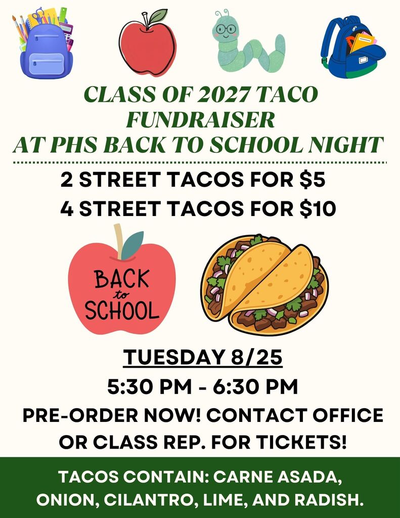 english taco fundraiser