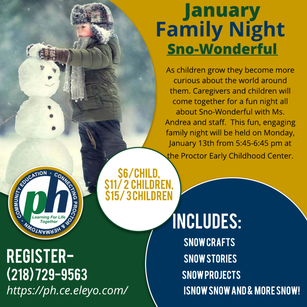 January Family Night (Sno-Wonderful)