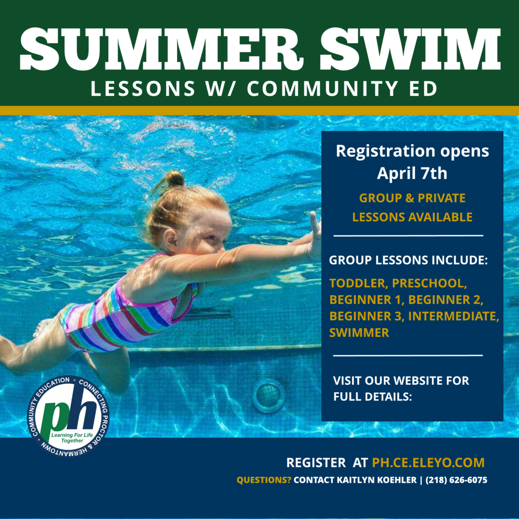 Swim Lessons Open for registration