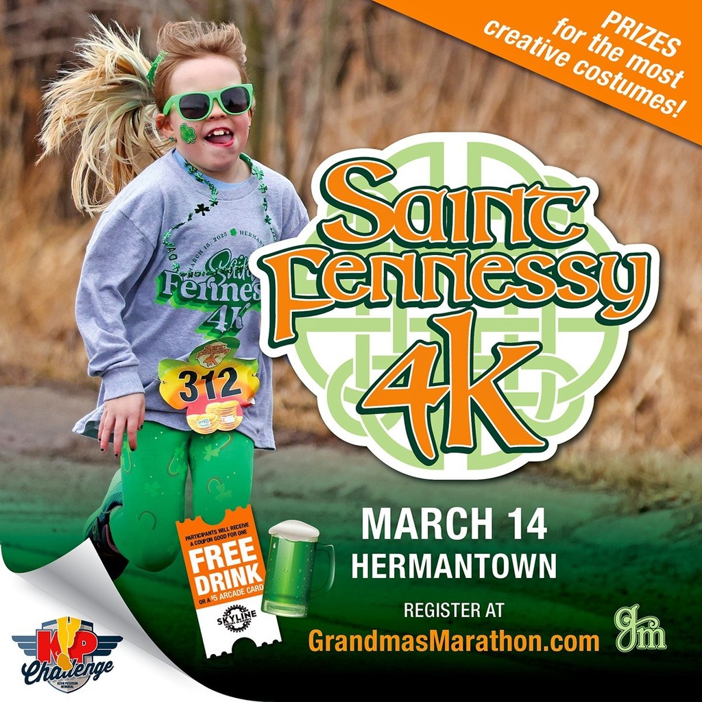 🎉 A big season is ahead for young runners and families In honor of Grandma’s 50th Anniversary, all Races for Kids 18 & under are FREE — and we are so glad to be a part of it. Join us at these upcoming events: 📅 January 24 – Let’s Move at the Depot   📅 January 31 – Saturday Morning at the Races   📅 March 14 – St. Fennessy 4K