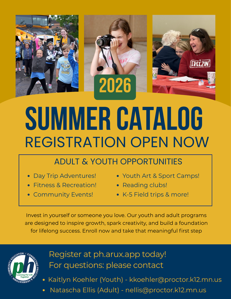 The wait is over—summer registration is OPEN! From youth adventures to adult skill‑building, our new catalog is packed with opportunities to learn, grow, and have fun. Enroll now and make this summer unforgettable.