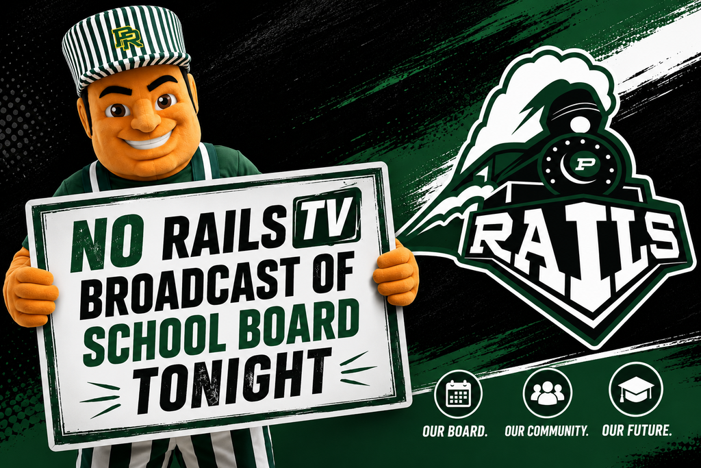 No RailsTV of School Board Tonight