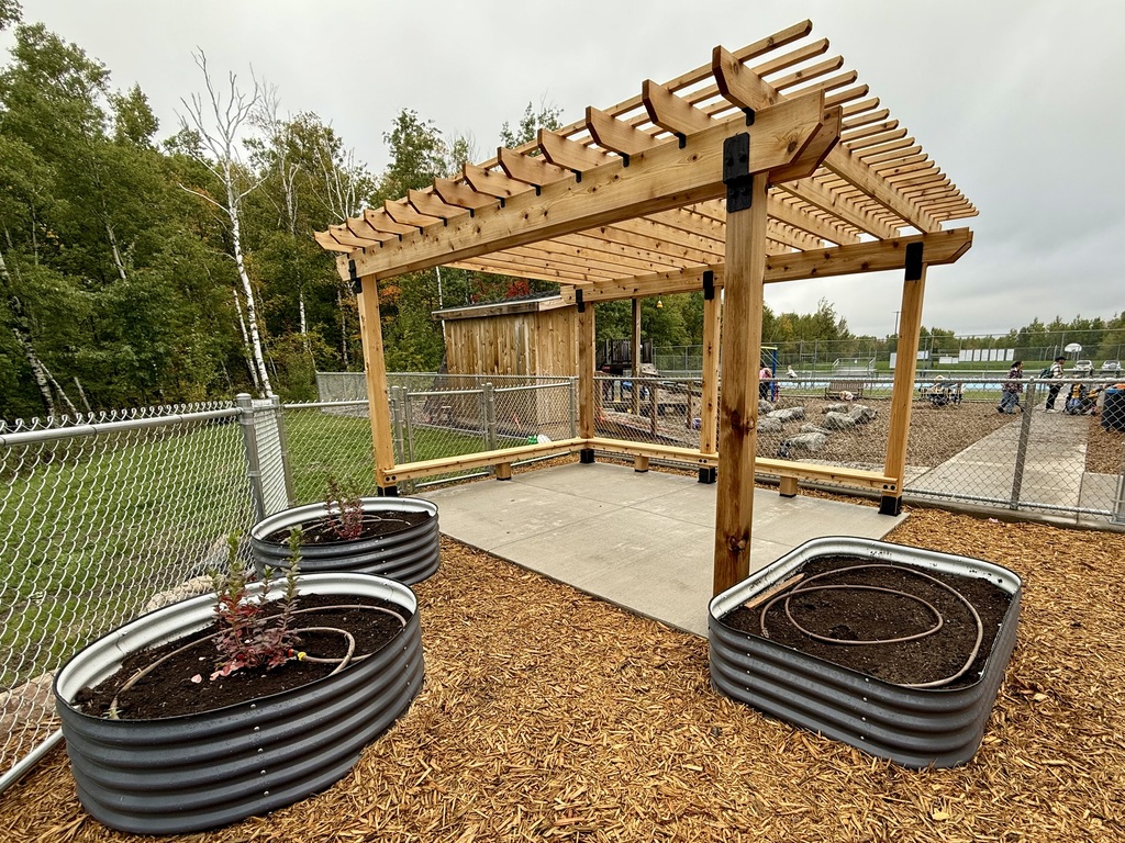 Our Learning Garden is officially complete at the Hermantown Community Learning Center thanks to a grant from the MN Dept of Agriculture for Urban Agriculture Learning. We are excited to extend student learning into agriculture. Now we need to patiently wait for spring to plant. A very special thank you to Greenscape Service for bringing our vision to life!