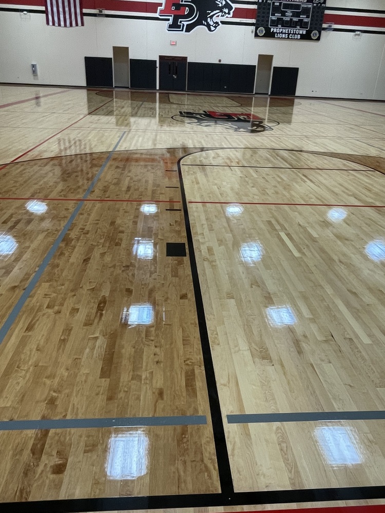 Gym Floor Resurfaced