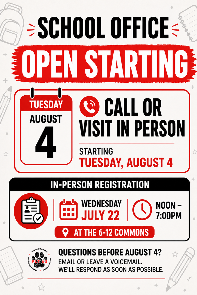 School offices opening for questions on Aug 4
