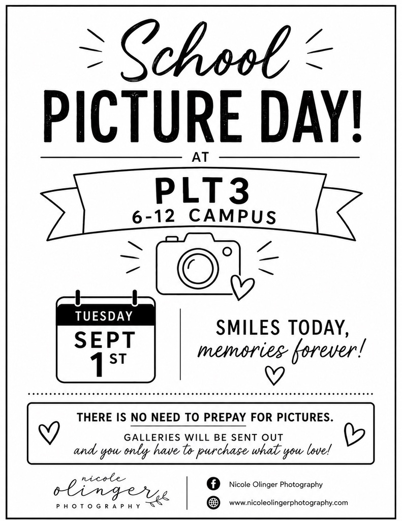 PLT 6-12 Campus School Picture Day