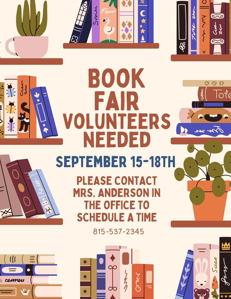Book Fair Volunteers Needed