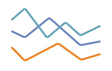 Line art showing charts