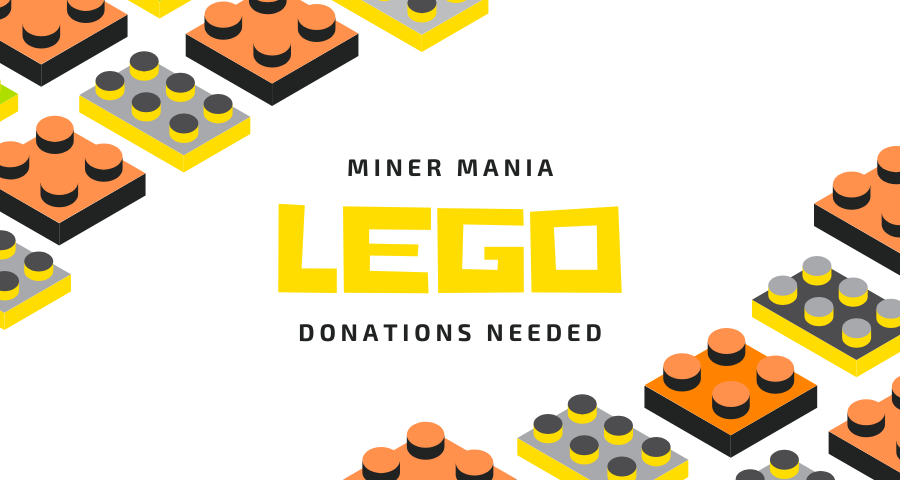 Miner Mania Lego Donations