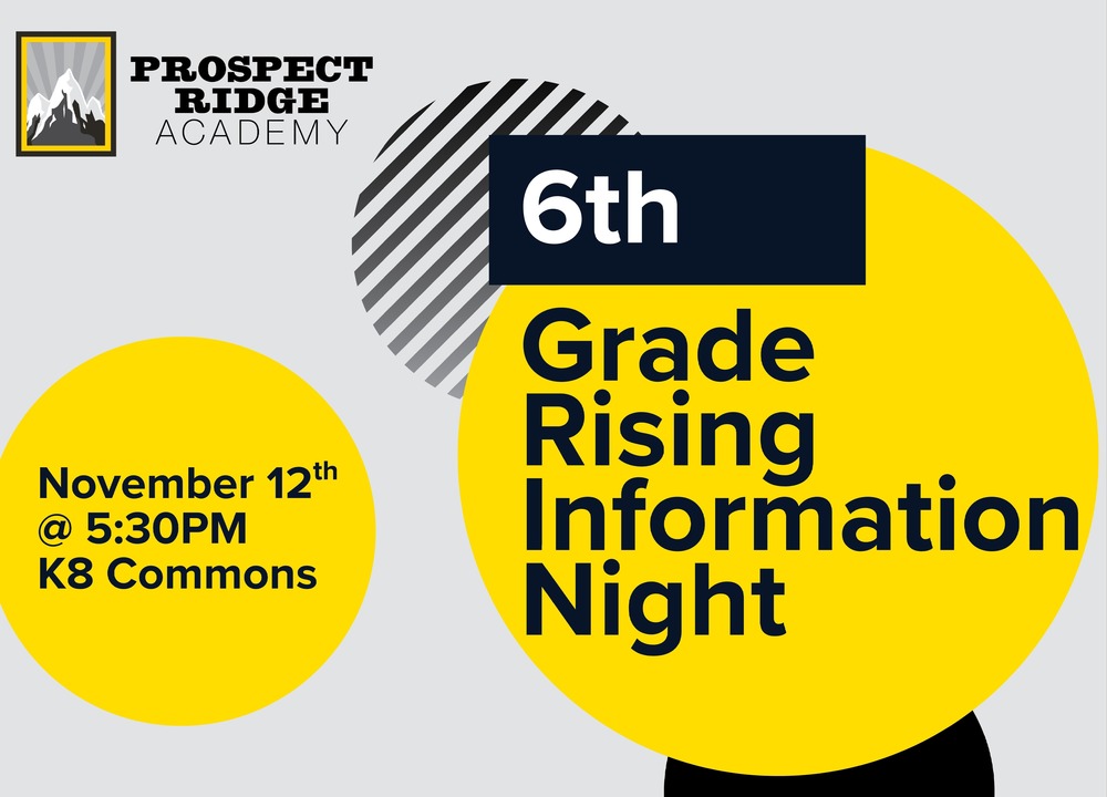 Rising 6th Graders Information Night