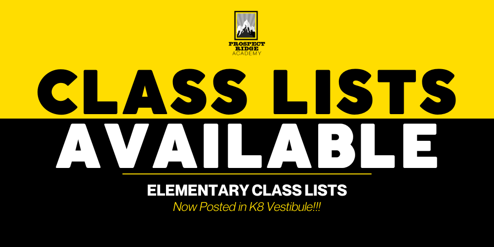 Class Lists Available