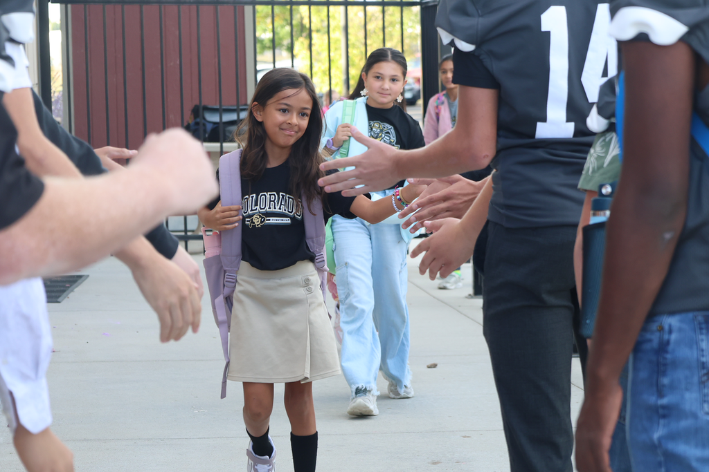 PRA Football welcomes K-5 students to school