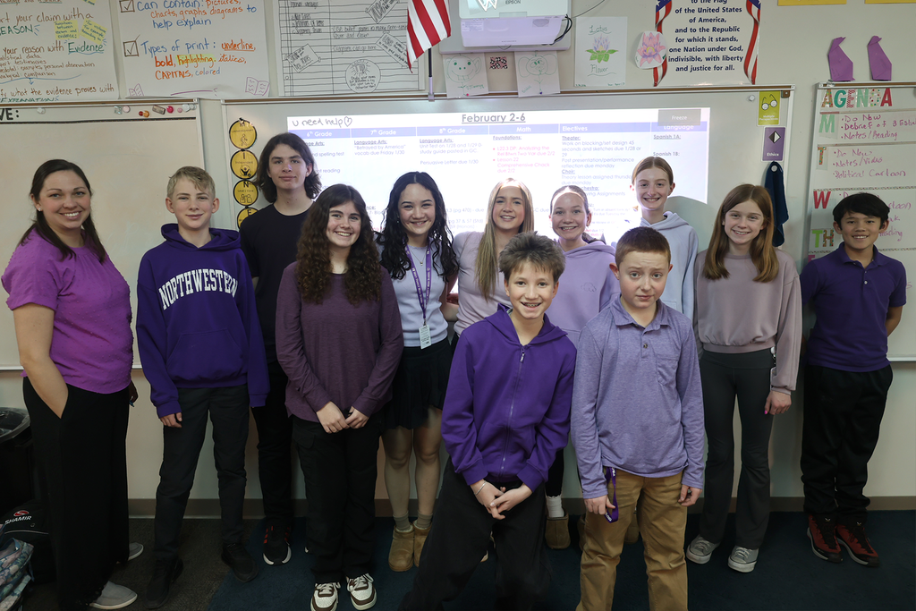 Purple for Mrs. Winter