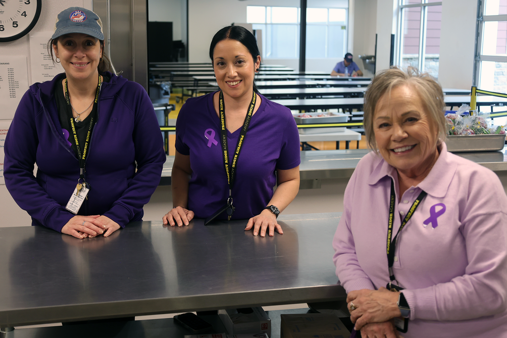 Purple for Mrs. Winter