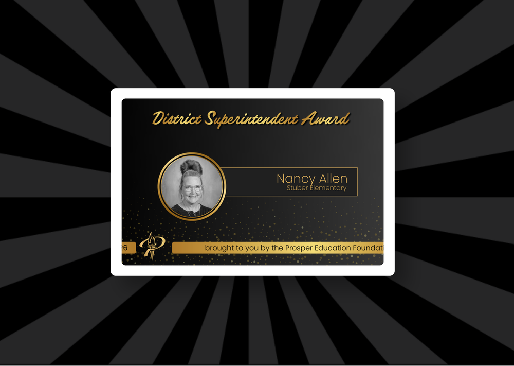 Superintendent Award