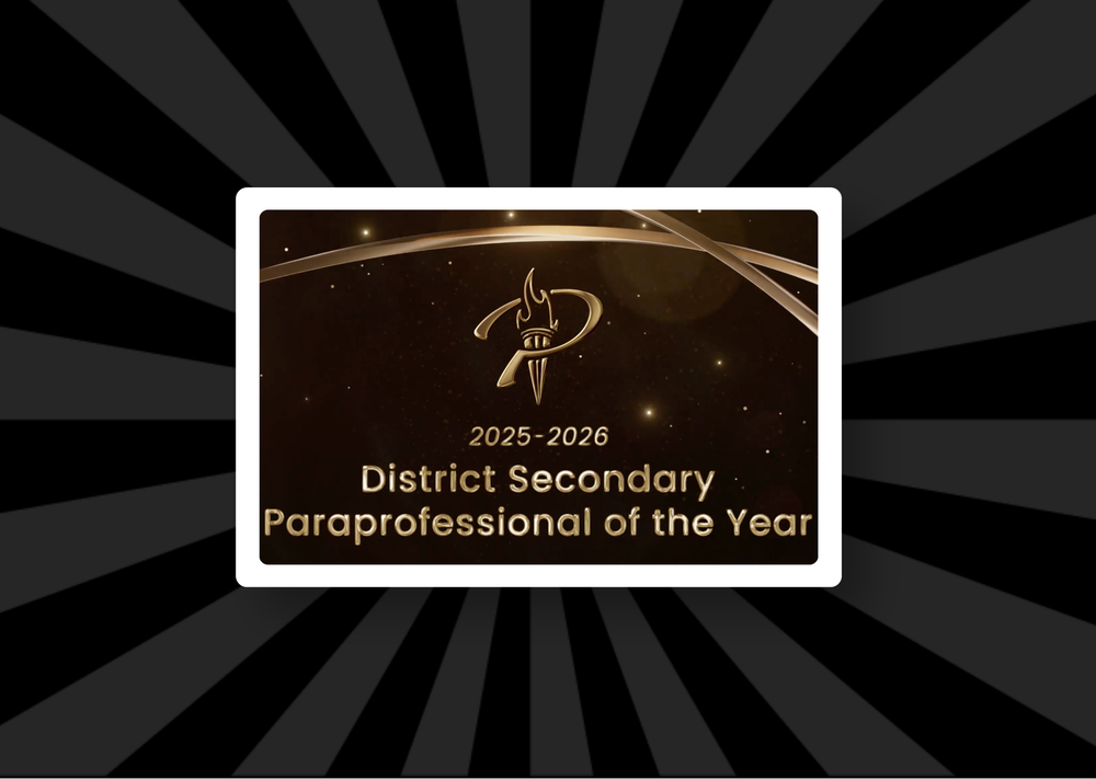 Secondary Paraprofessional of the Year