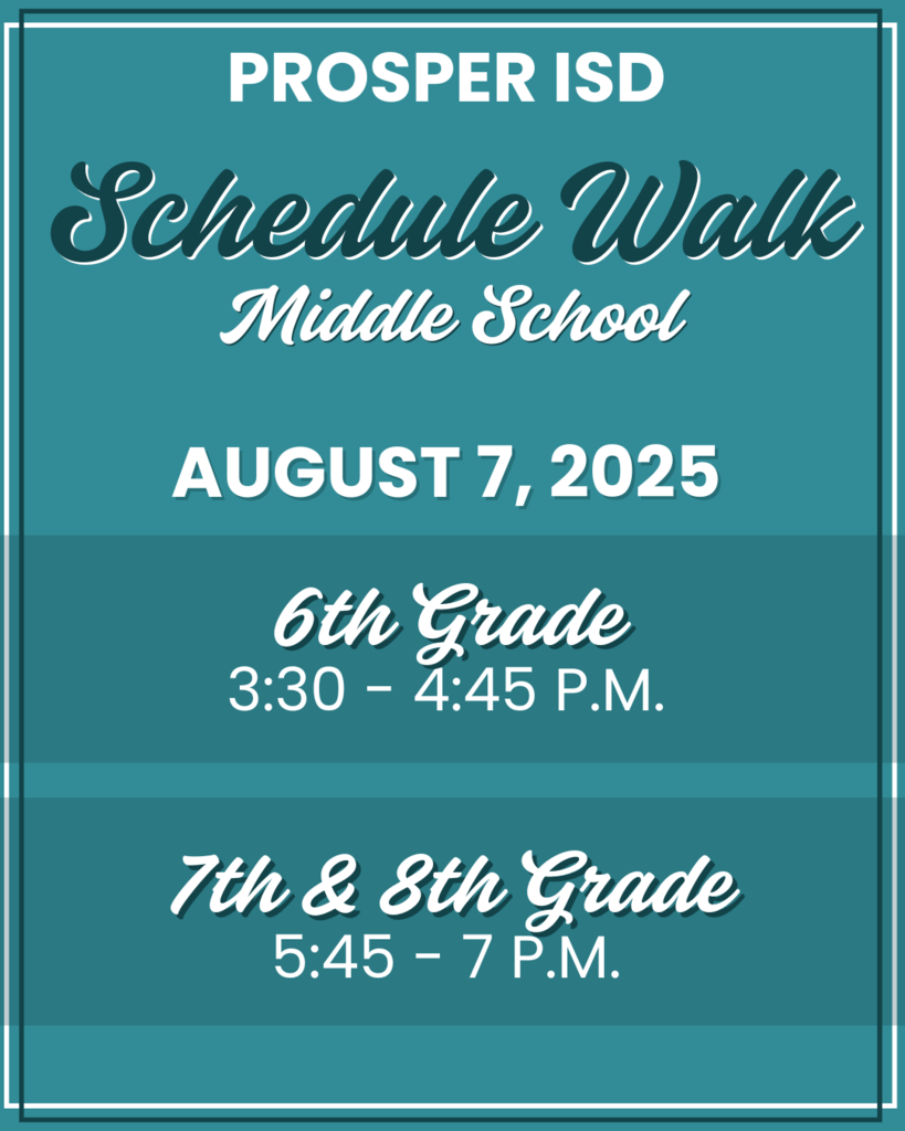 Schedule Walk