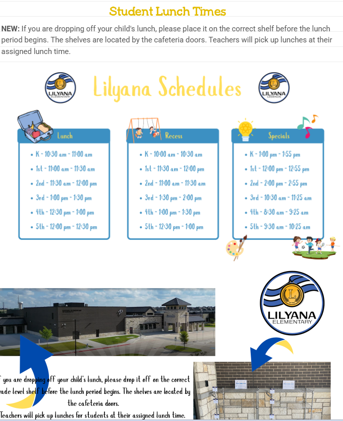 Lunch Information