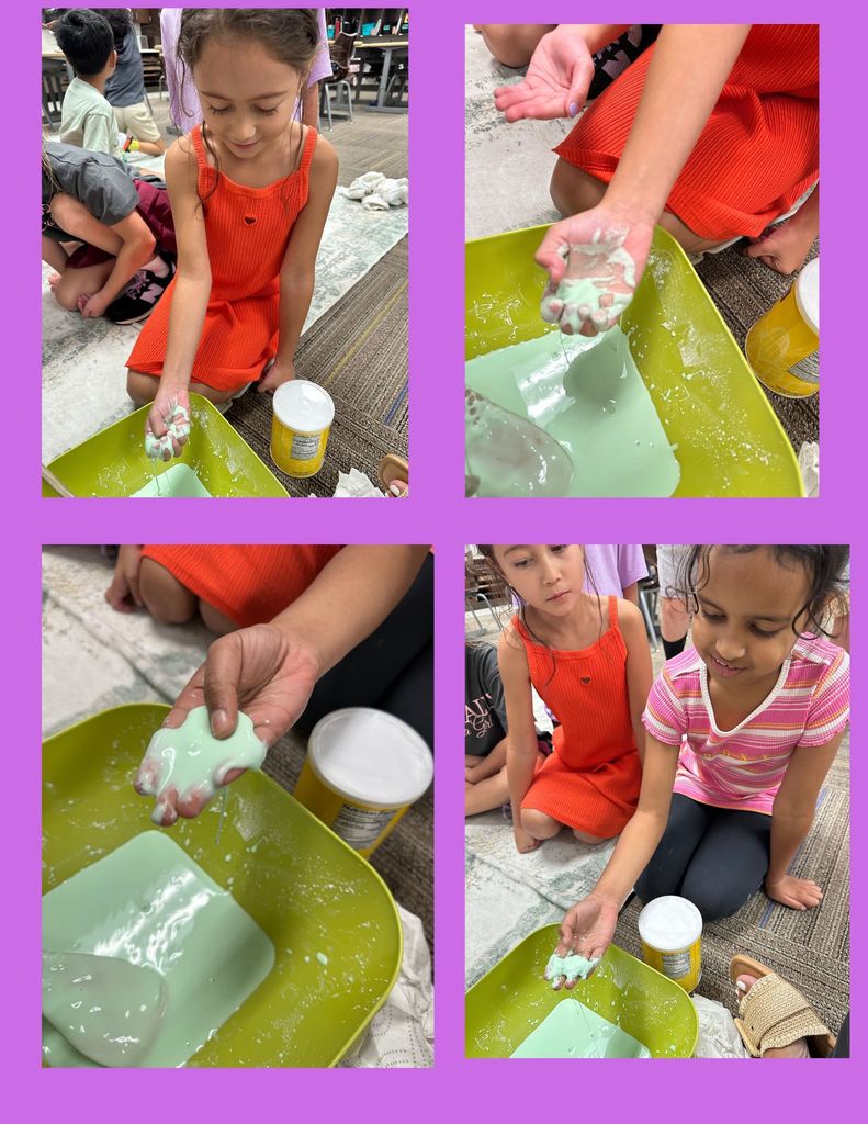 Second graders in Mrs. Heaton’s class made Oobleck after learning all about properties of matter, including solids and liquids. We had a blast!!