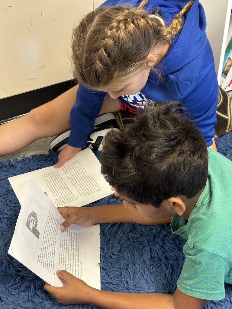 Partner reading about the history of Prosper,Tx