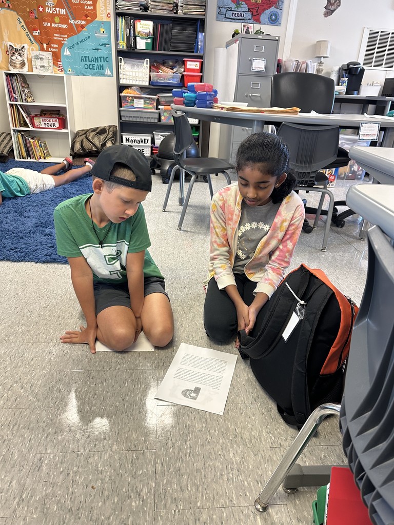 Partner reading about the history of Prosper,Tx