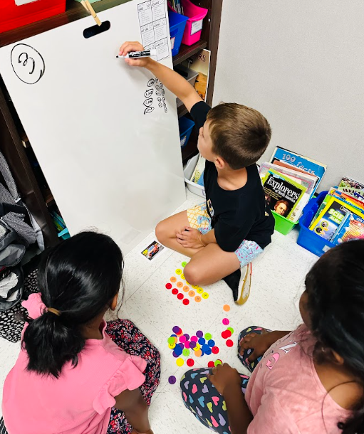 Math Vertical Board Leaning