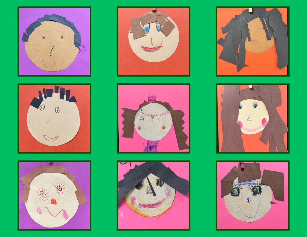 Kinder Self Portraits