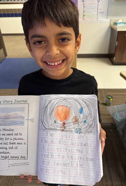 First Grader Writers