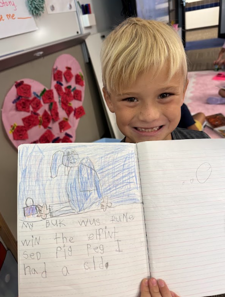First Grader Writers