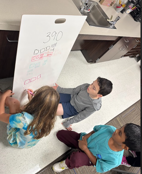 Mrs. Heaton’s class had so much fun learning how to represent numbers in flexible ways! 