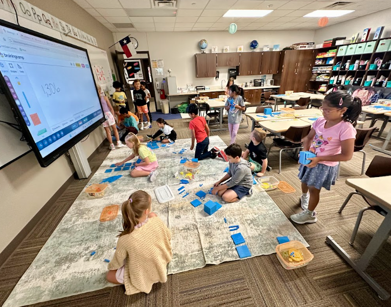 Mrs. Heaton’s class had so much fun learning how to represent numbers in flexible ways! 