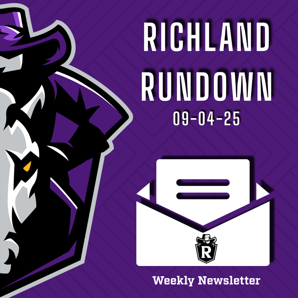Click here to read this week's  Richland Rundown