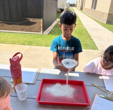 4th graders became scientists today! They used all kinds of tools to discover how to separate mixed-up matter.